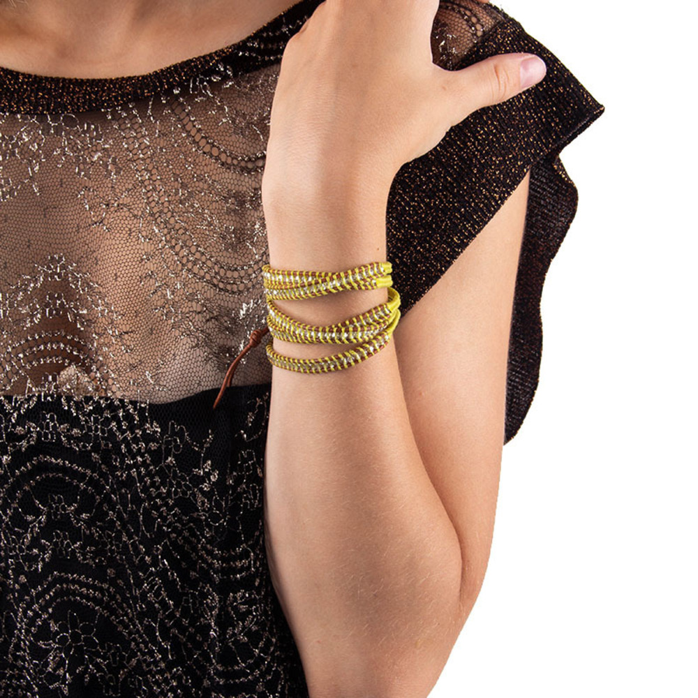 CHAN LUU YELLOW CASUAL BELT | WOMENS